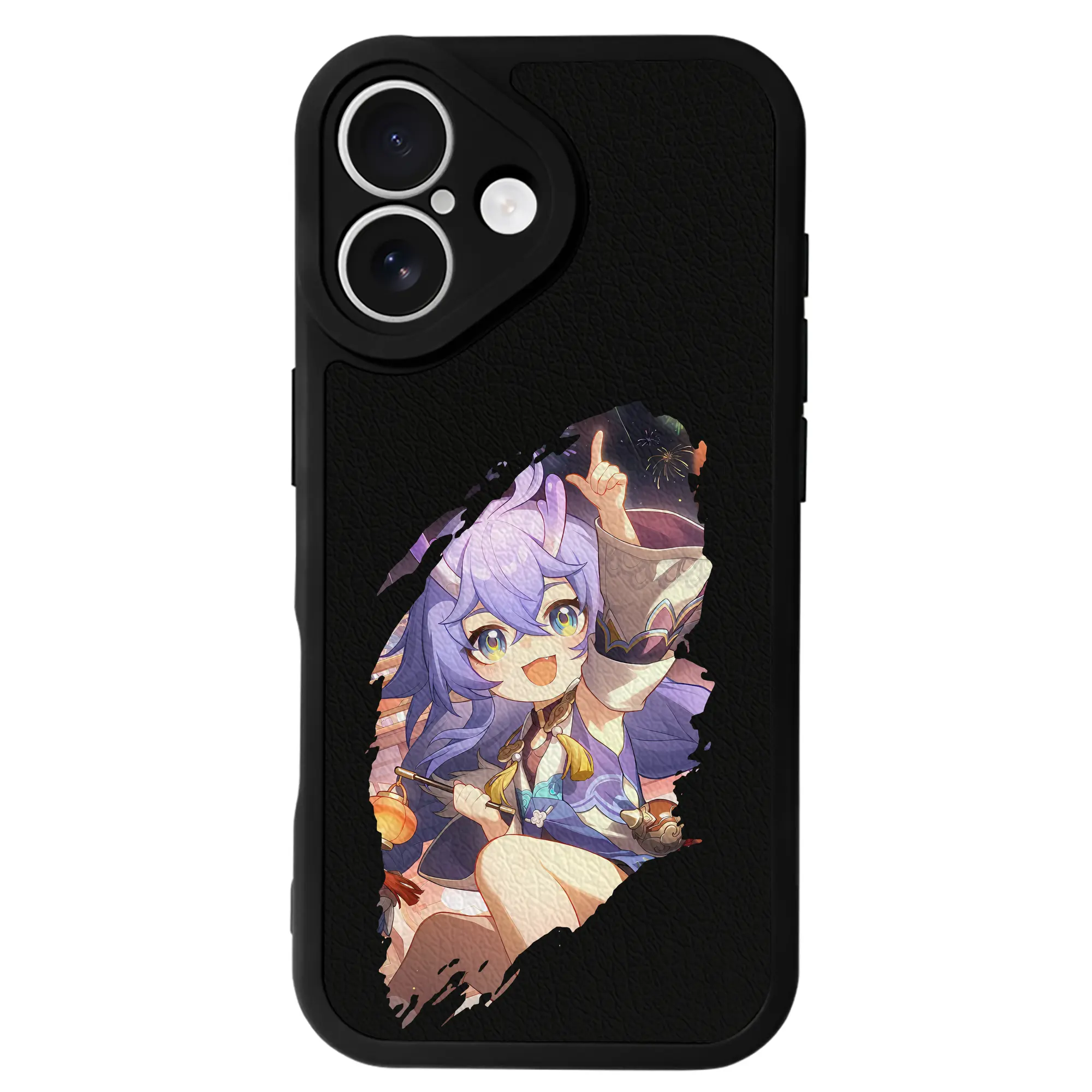 崩壊：スターレイル グッズ 白露 - IPhone 16シリーズ対応 ・ シリコンスマホケース ・ レザー調 ・ 高精度フィット ・ 耐衝撃 ・ ワイヤレス充電対応 ・ 精密カット